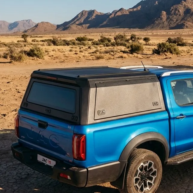 

Высококачественный алюминиевый тент-кемпер для грузовика JAC T9 2023+, водонепроницаемый, с жесткой крышей.