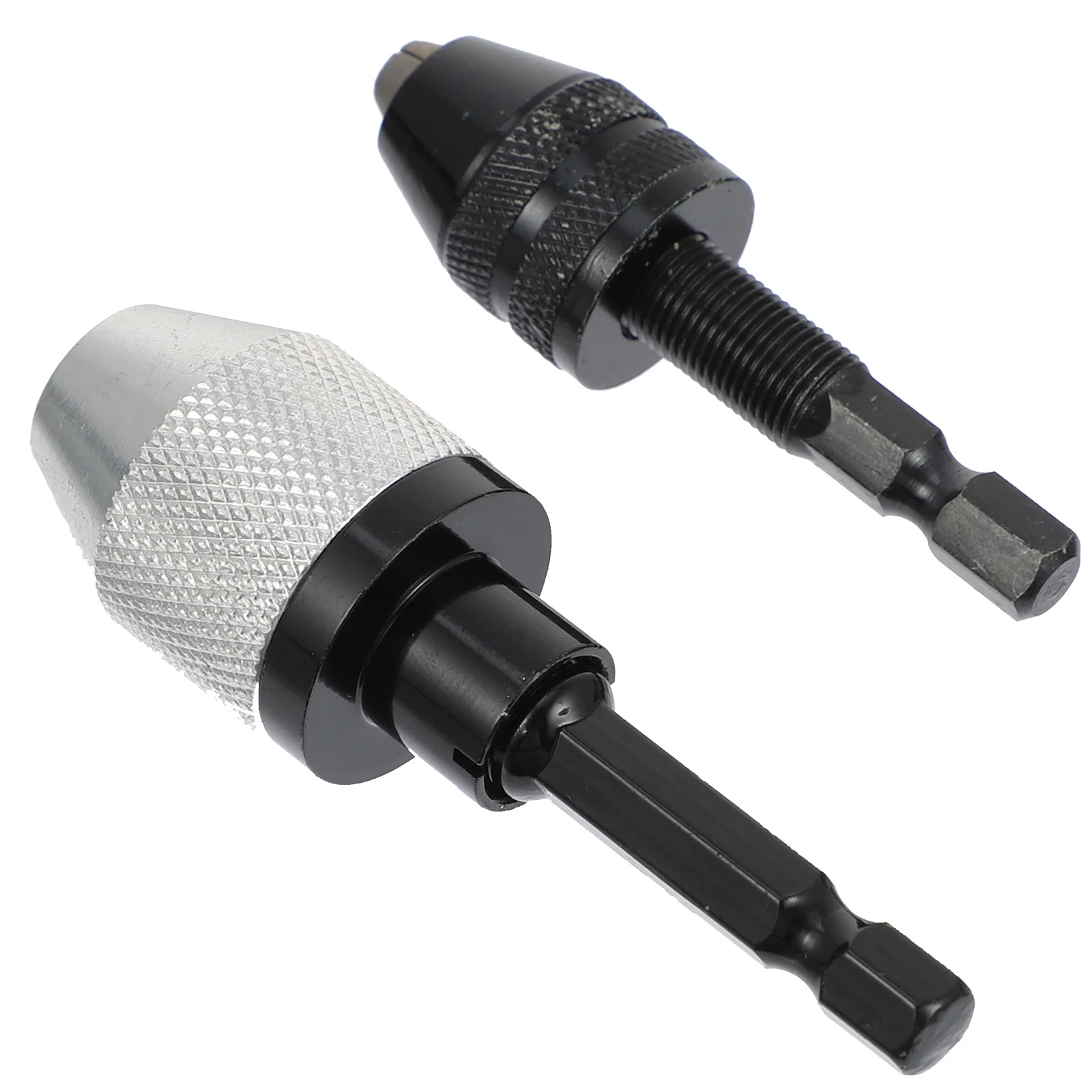 2 個ドリルチャックアダプター高速変換コンバーター簡単インストール車ガレージホームワークショップ電動工具アクセサリー