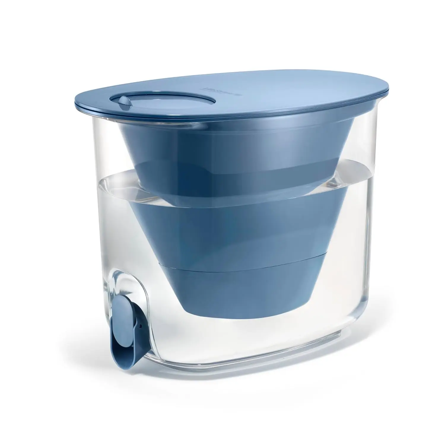 

Home High-Capacity Water Filter Dispenser, 35-Cup, Stormy Blue, BPA-Free Designed for Everyday Protects Against Bacteria