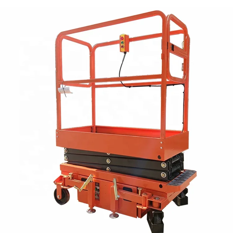 SJY 0.3-6 300kg 6m semi mini electric work lift platform for aerial elevated work platform