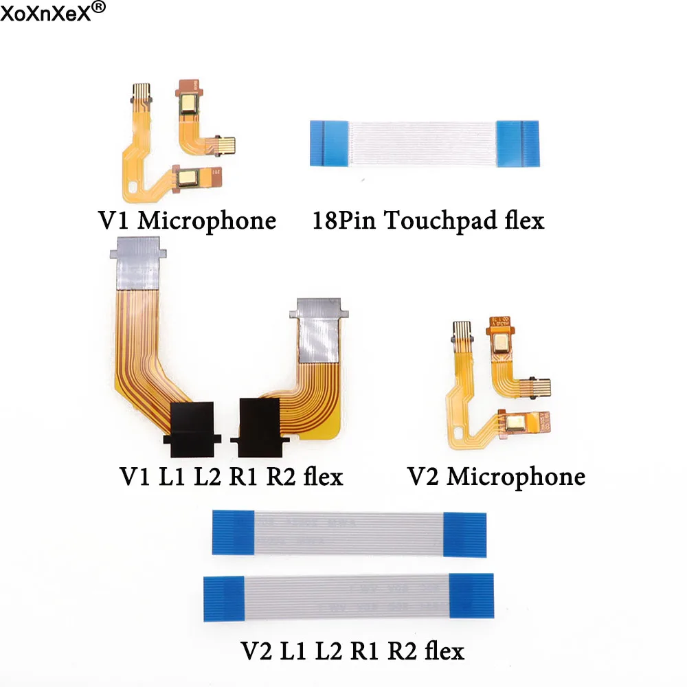 Left Right L1 R1 L2 R2 Motor Connect Ribbon Cable For PS5 Controller Touch Pad PCB Board Connector Microphone Flex Cable