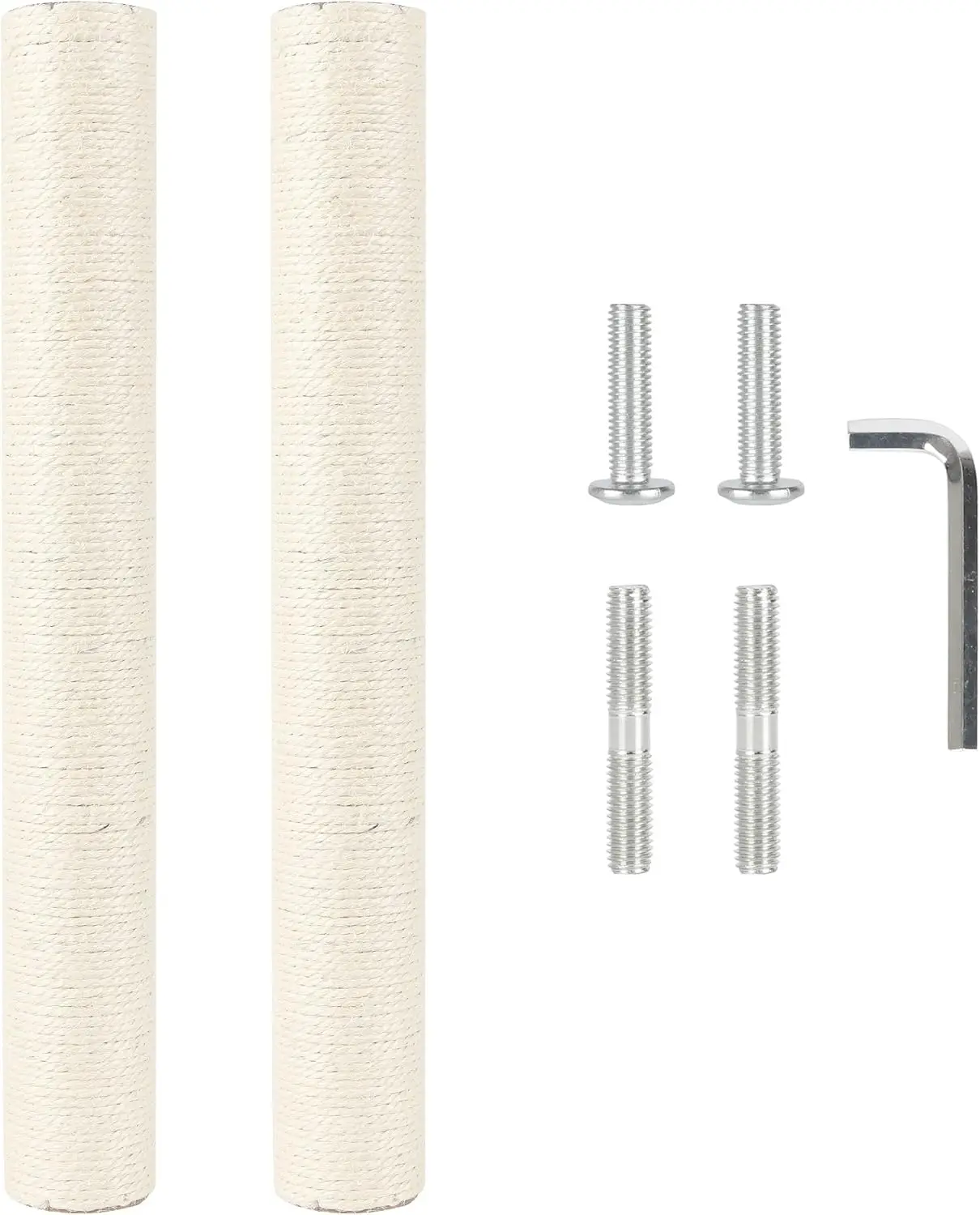 

2.9in 7.4cm Diameter Cat Tree Scratching Post Replacement Pole Parts (M10, 55cm/21.7in)