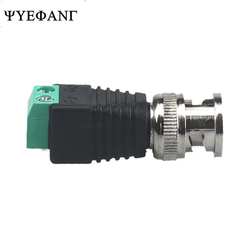 1PCS BNC Connector Male&Female Green BNC Connector Monitoring Connector Camera Connector BNC Free Soldering BNC Head Adapter