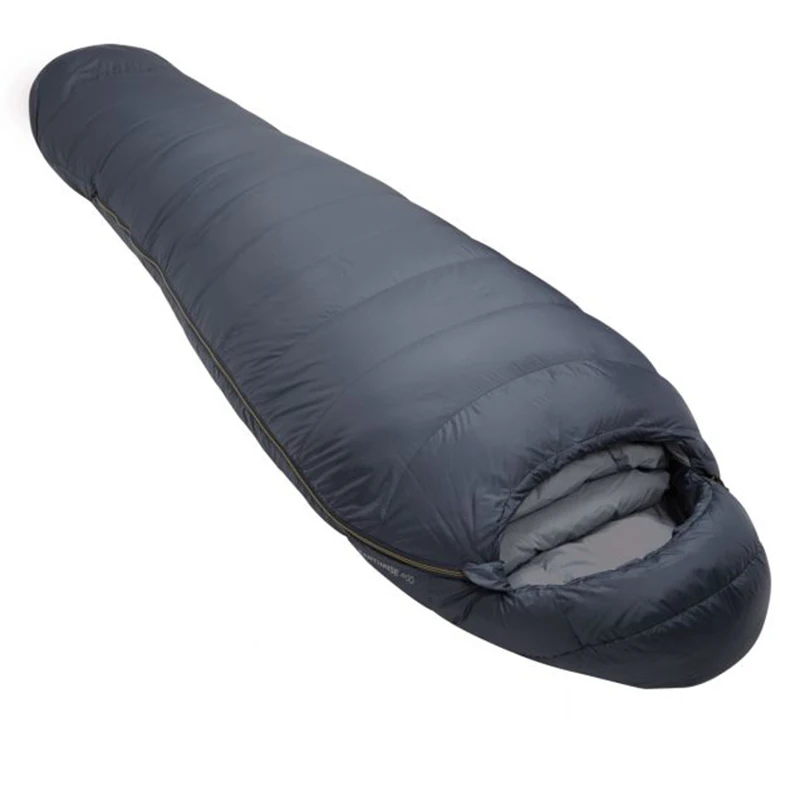 Ultra Lightweight Portable Waterproof Mummy Goose Down Sleeping Bag With Compression Sack For Cold Weather Camping