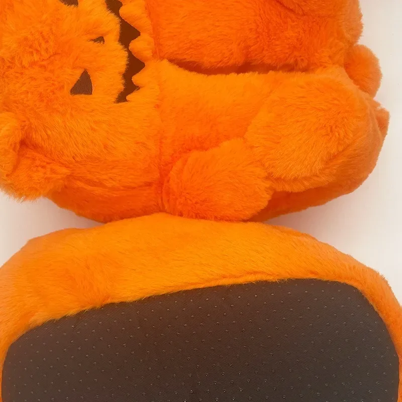 Halloween Pompoen Slippers 2023 Nieuw voor Vrouwen Mannen Warme Zachte Huis Schoenen Winter Stille Pluizige Gezellige Slipper Laarzen Geschenken