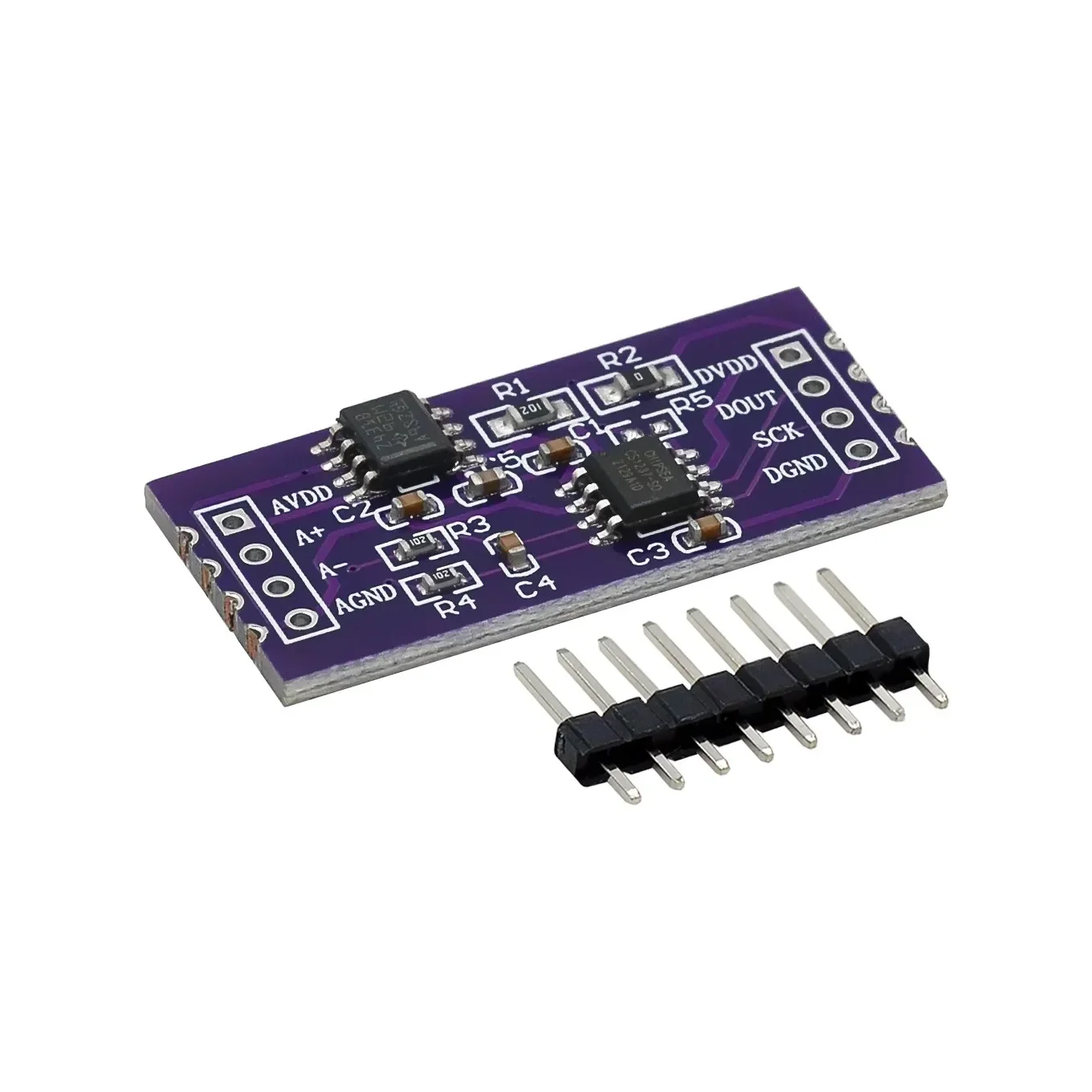 NEW CS1237 24-bit ADC module onboard TL431 external reference chip single-channel weighing sensing 24bit