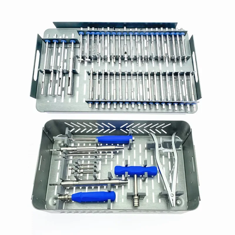 53pcs/set Orthopedics Screwdriver Surgical Screw Extractor Screw Broken Removal tools set Orthopaedic Instruments