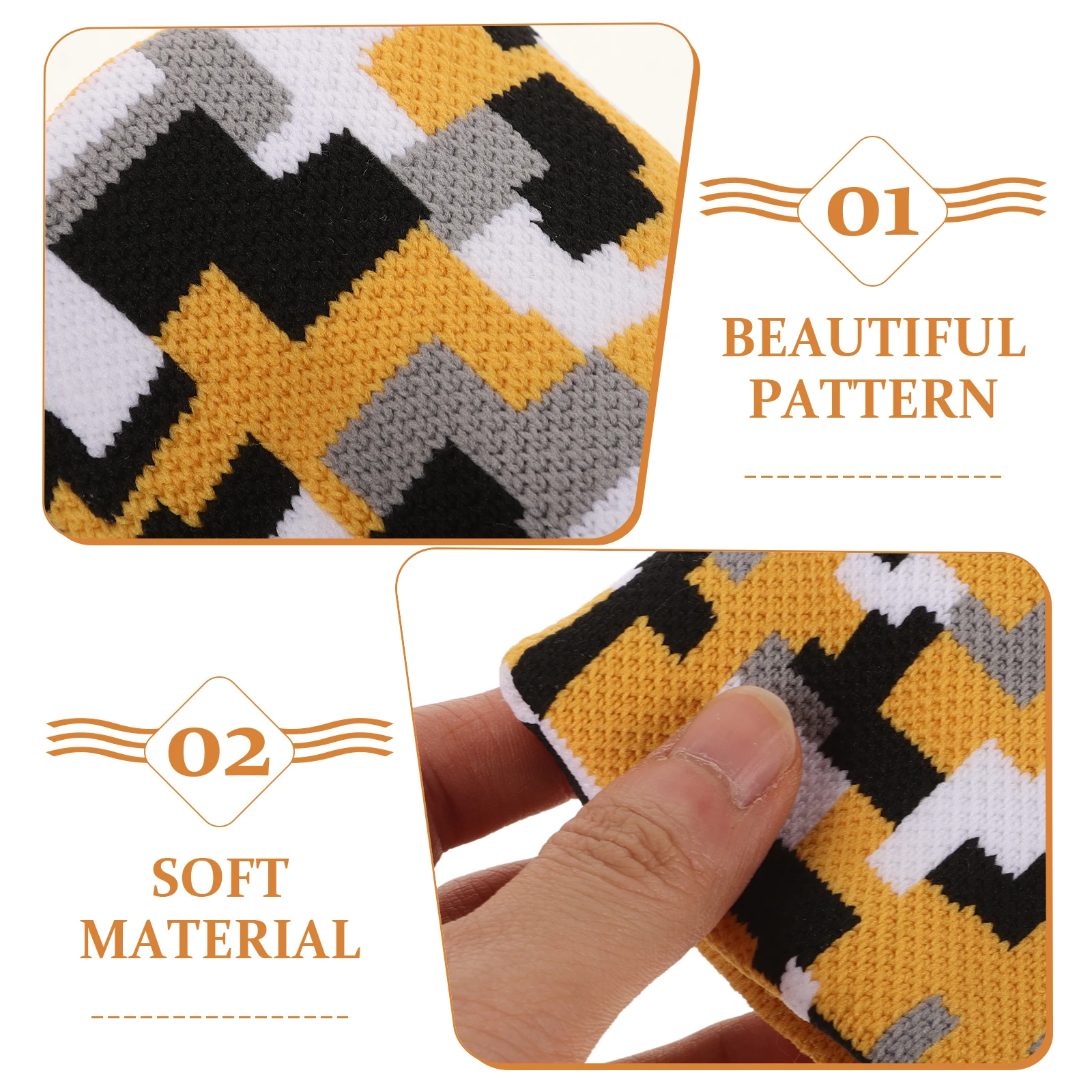 

Sweatbands Camouflage Square Wristband Athletic Wristbands Absorb Polyester High Elasticity Miss