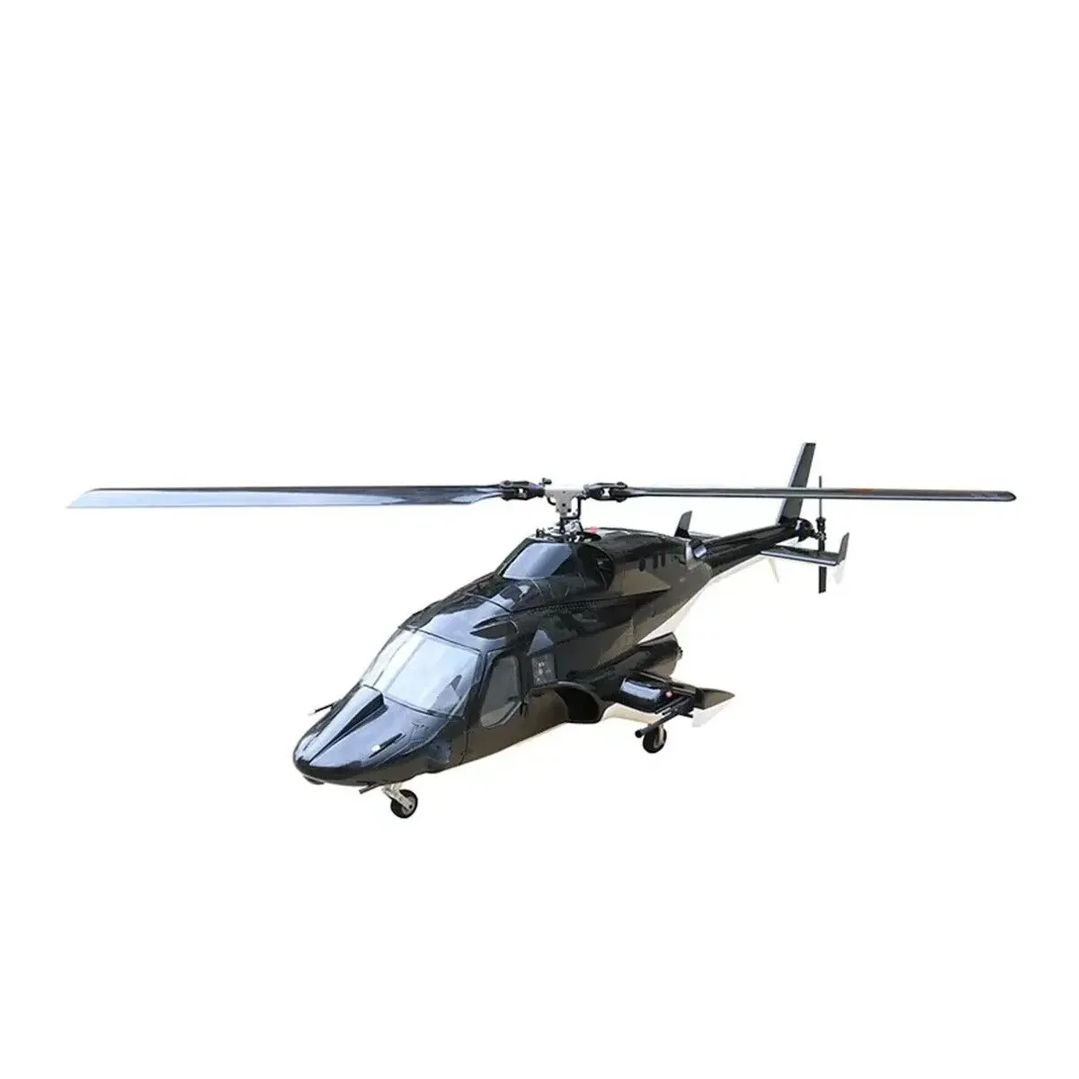 Roban 600 Size  Airwolf Scale Fuselage Glassfiber RC Helicopter Shell with Mechanic