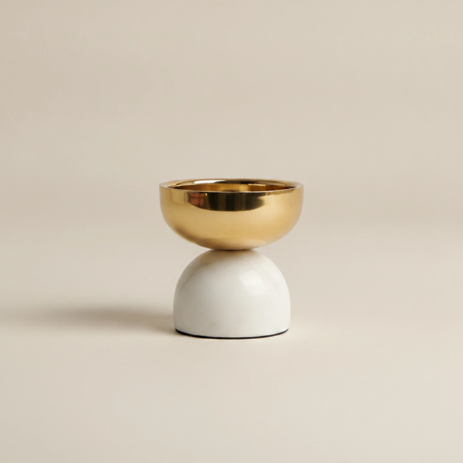 Marble Candle Holder Minimalist Sculptural Candle Holder Decor Polished Compact for Home Decorators, Table Styling, Living Room