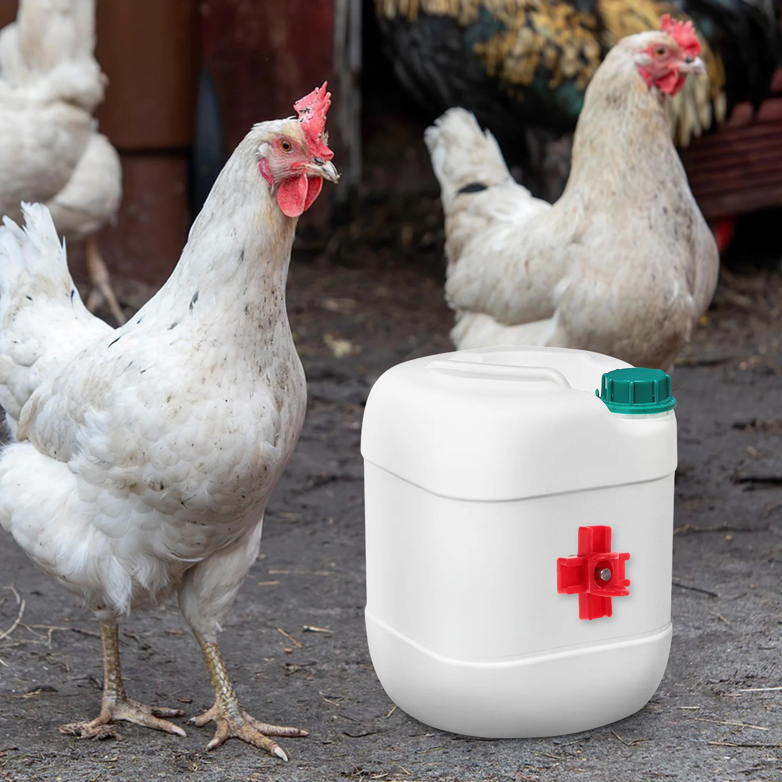 Bebedero automático para pollos, sistema de bebida para aves de corral, accesorios a prueba de fugas, pezones horizontales, gran capacidad, duradero, montado en la pared