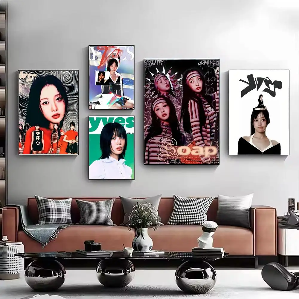 Singer Yves Loona Poster Stylish Wall Art Print for Living Room Bedroom Study Office Café Home Decor Modern Gift