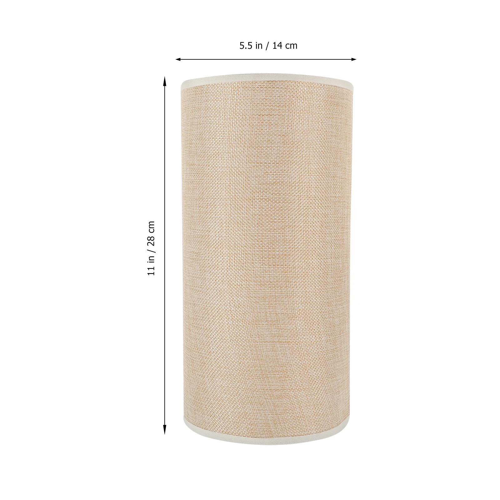 Lightbulb Cage Cylindrical Linen Lampshade Night Stand Lampshades Small Nightstand Office Bulbs