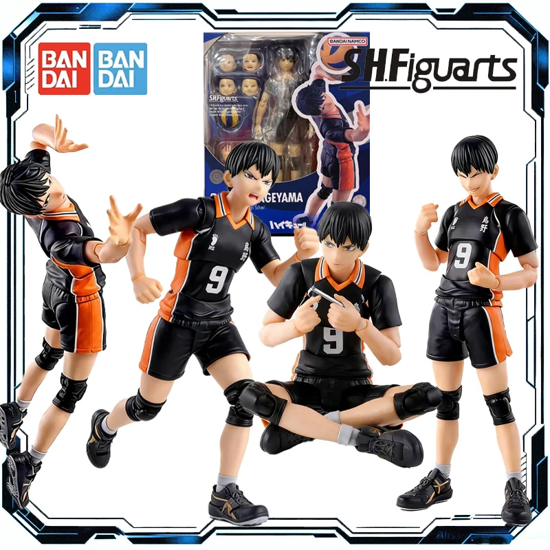 

Bandai Original S.H.Figuarts Haikyuu! Anime Figure TOBIO KAGEYAMA Action Figure Toys for Boys Girls Kids Gift Collectible