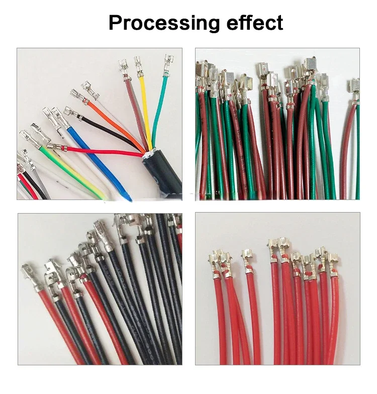 Electrical Wire Terminal Crimping Machine 1mm Harness Cable Stripping Crimping Machine JST PH Crimper