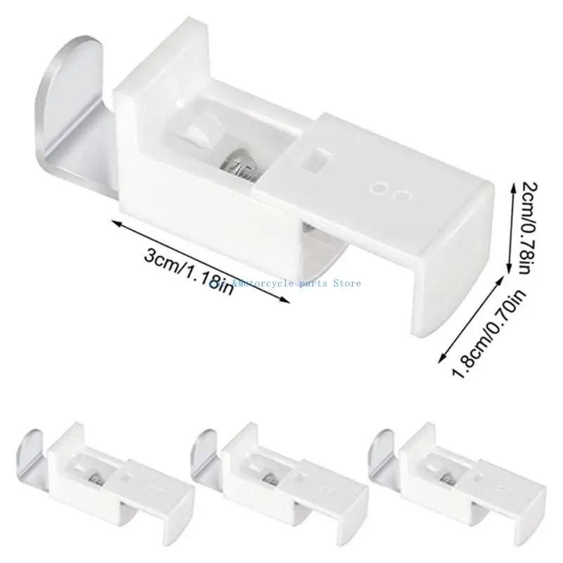 Y9UC مشبك بسيط Plissee Blind Brackets Plissee Blind دعم الأجهزة للتثبيت السريع في المنازل والمركبات الترفيهية