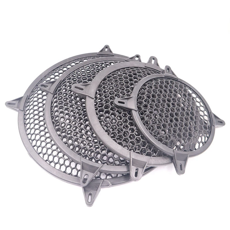 

6''/8''/10''/12'' Plastic Car Audio Speaker Sub Woofer Grille Guard Protector Cover Mesh Round Subwoofer