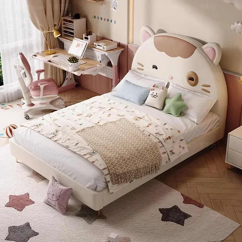 高級睡眠ベッドユニークな安全プラットフォーム睡眠プリンセスデザイン快適な格安ベッドソフト Camas De Casal トレンディな家具