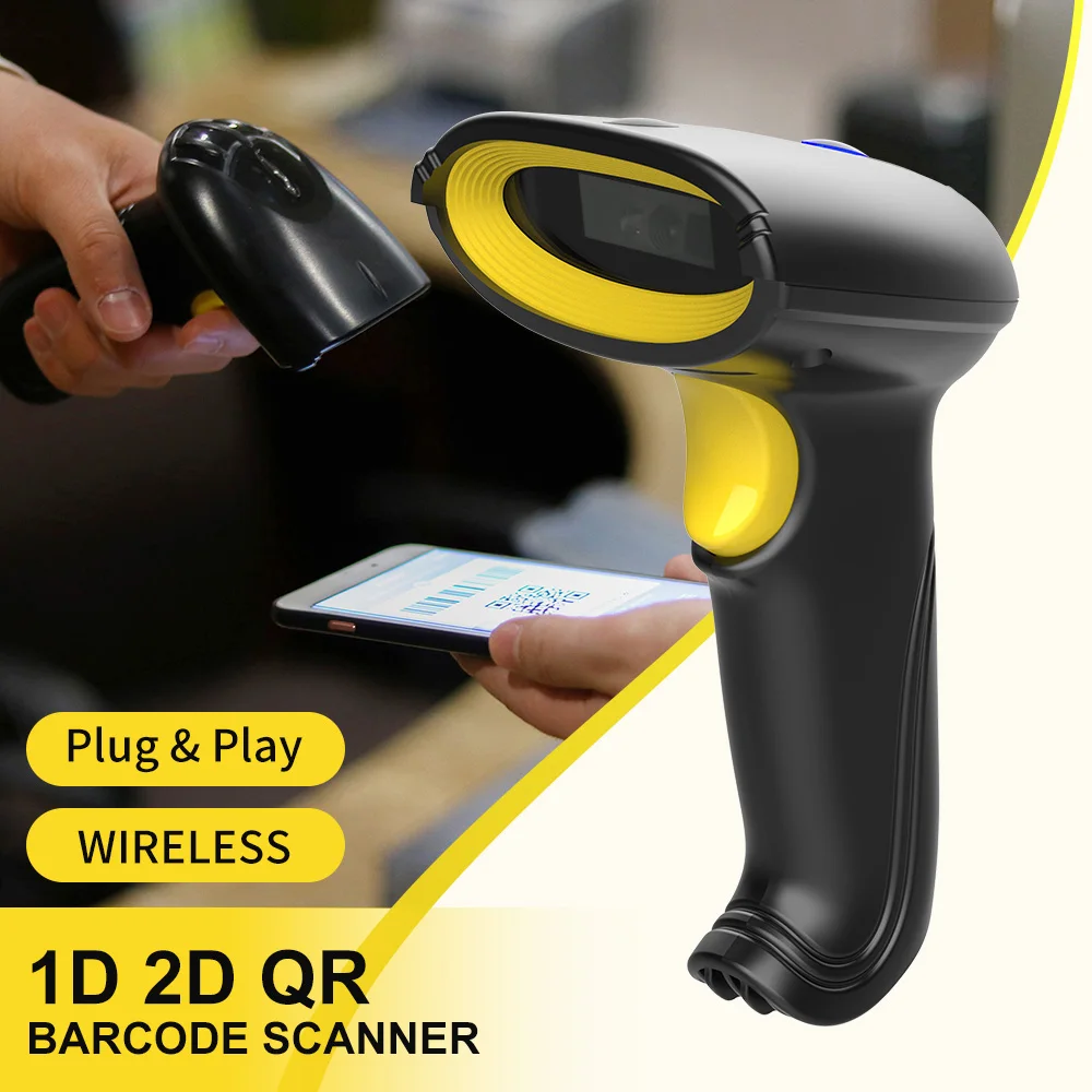 

Xincode 2D Handheld Sensor Barcode Scanner 2.4G Wireless Qr Code Reader Bluetooth Scan Bar Code Supermarket Warehouse for Sale