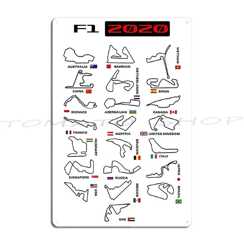 2023 Season Calendar It's Lights Out and Away We Go Metal Sign Garage Wall Mural Decoration Painting Print  Tin Sign Poster