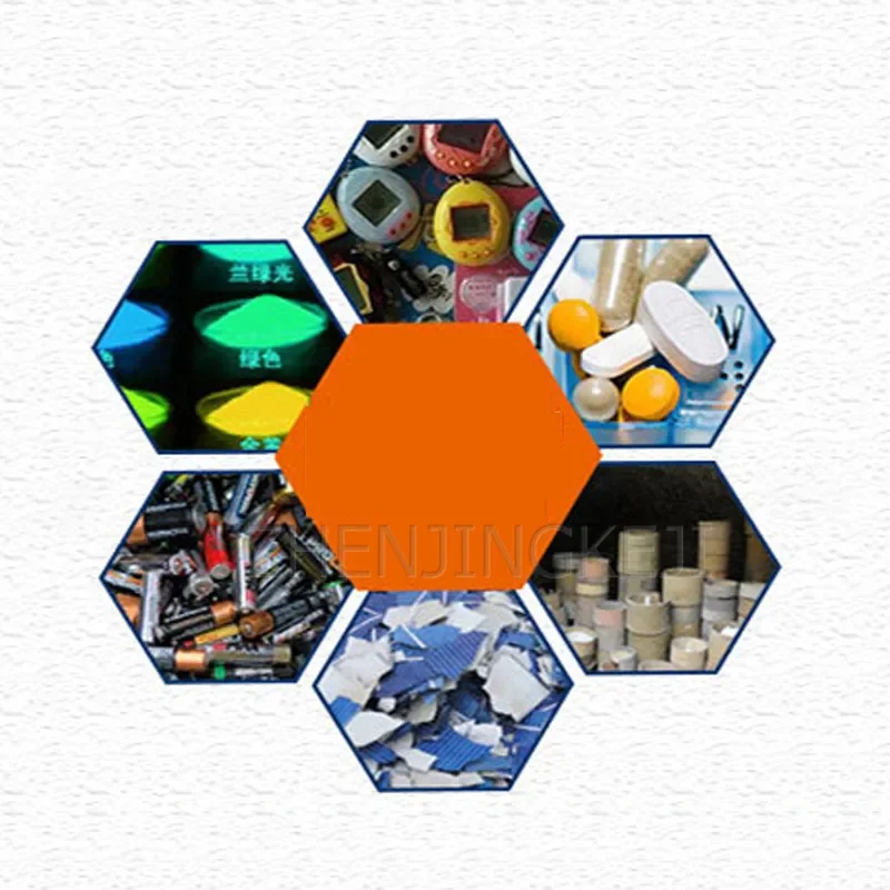 380V Zirconia Jaw Crusher Full Ceramic Crushing Lithium Battery Breaking Machine Medicine Electronic Miners Laboratory Device