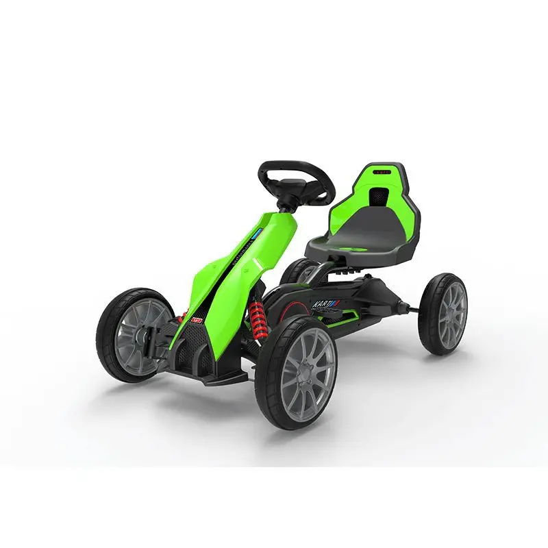 Kids Pedal Kart, Adjustable Seat Exercise Bike, Outdoor Ride On Toy for Children Amusement Park Family Fun Activities Events Use