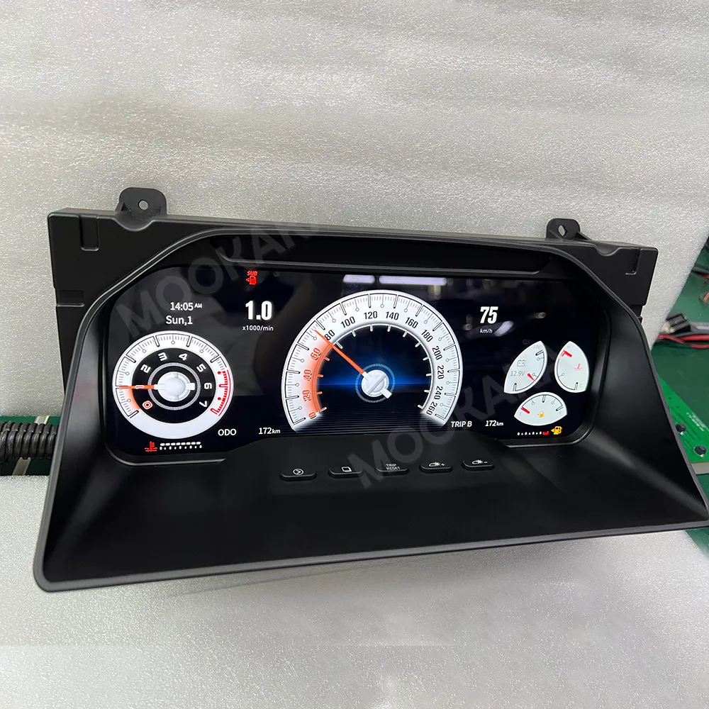 For Toyota Land Cruiser 70 71 76 78 79 2005-2023 Car LCD Dashboard Digital Cluster Virtual Cockpit Instrument Speedometer