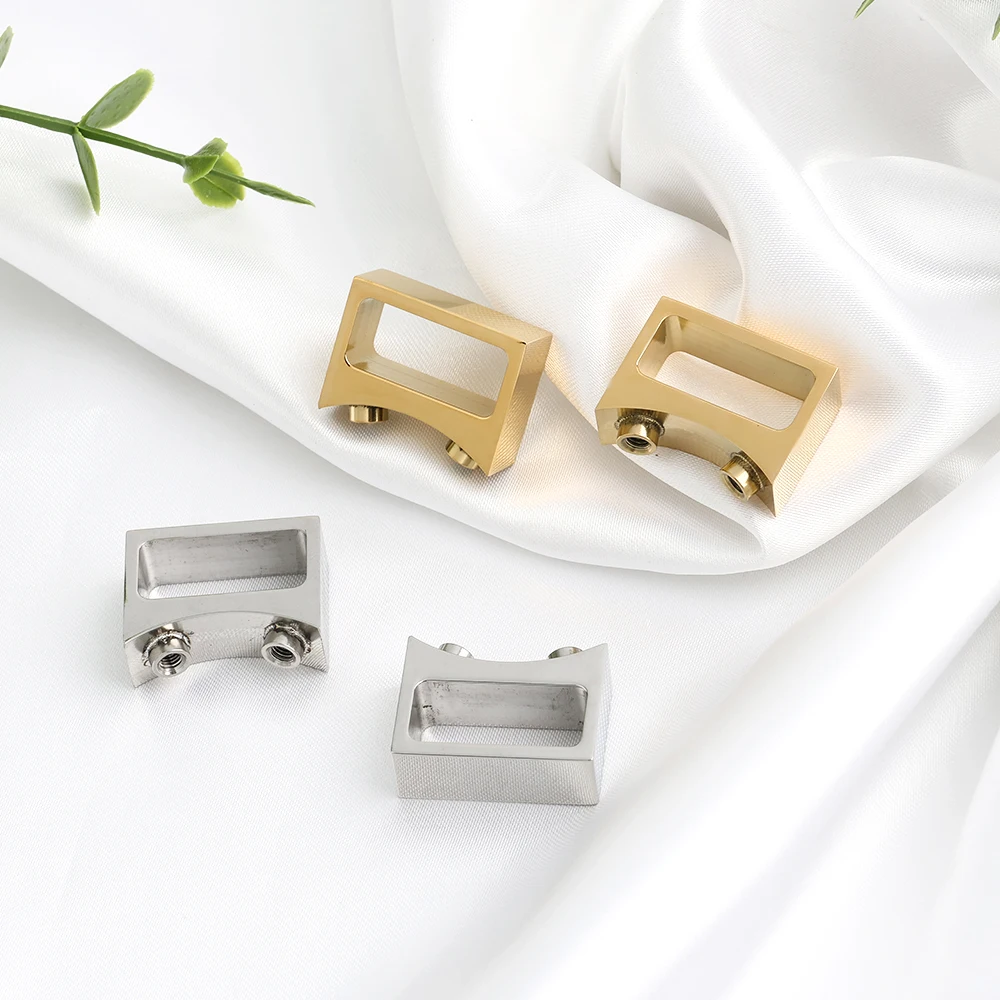 1/3Sets 100% Stainless Steel New Bag Locks Swivel Clasp with Key For Women Handbag Purse Tote Turn Lock Set Accessories High-end