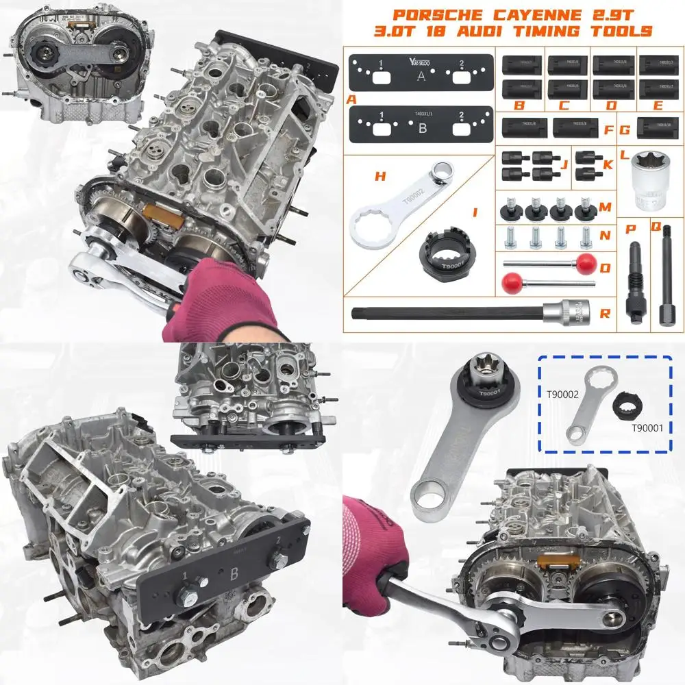 

EA839 Набор инструментов для блокировки распределительного вала двигателя, совместимый с VW Audi, инструмент для блокировки кулачка для Porsche 3.0T TFSi 2.9T Hybrid Versio