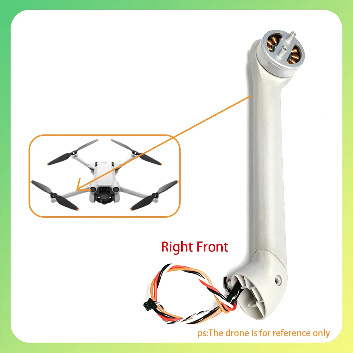 오리지널 Mini3pro 본체, 전면, 후면, 좌우 전원 암 회전, DJI 미니 시리즈 액세서리용으로 부드럽고 설치가 쉽습니다.