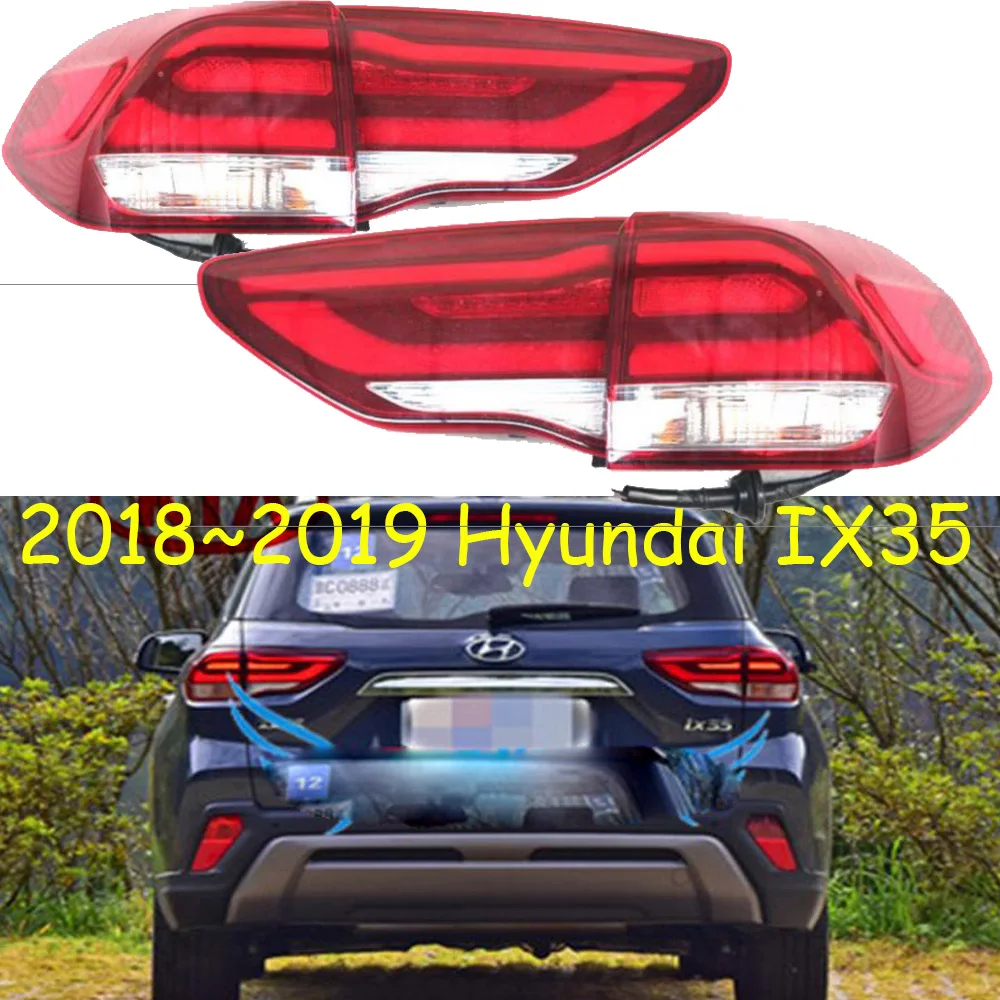 

1pcs car accessories bumper Tucson tail light for Hyundai IX35 taillight Taillamp LED 2018~2019y for Hyundai IX35 fog lamp