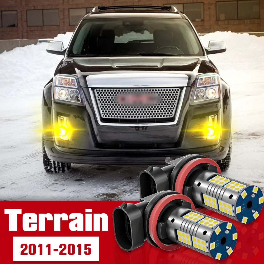 

2pcs LED Accessories Front Fog Light Bulb Lamp For GMC Terrain 2011-2015 2012 2013 2014