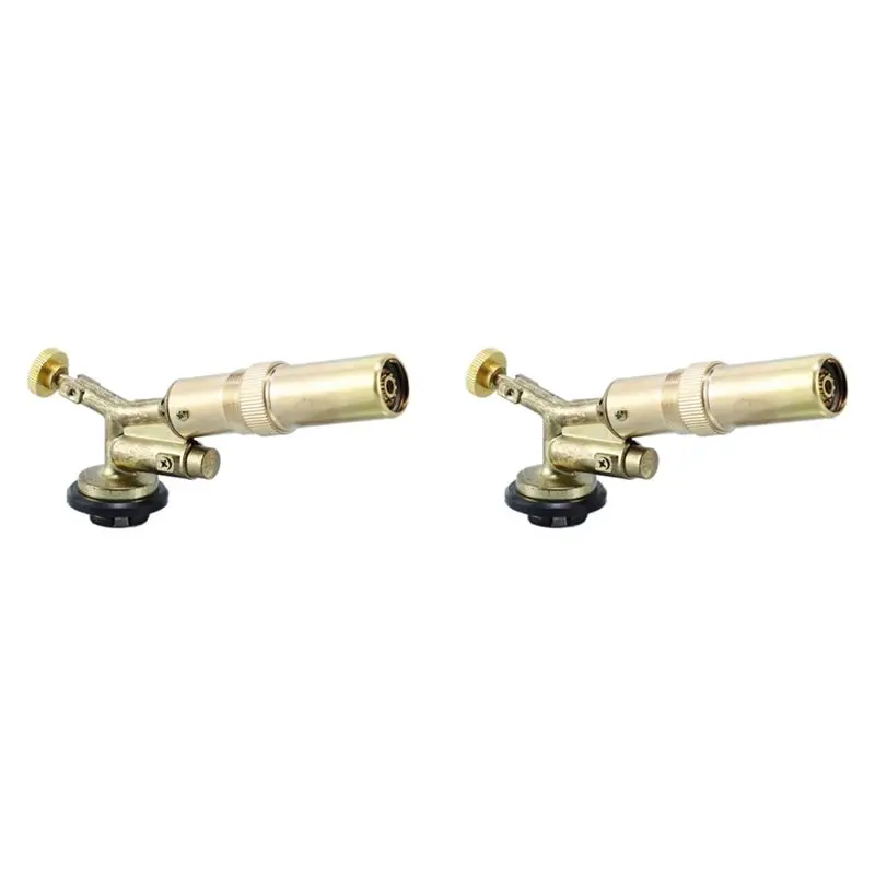 A88E-2X Welding Torch Gas Burner Flame Tool Blower Pure Copper Gas Welding Supplies Barbecue Auto Ignition
