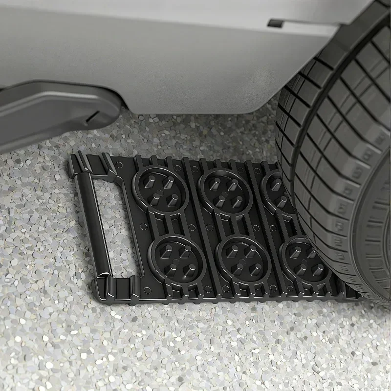 Tire Traction Ladder Pad 2Pcs/set Emergency Car Tire Anti-skid Plate Traction Boards Recovery Tracks Mat For Mud Snow Sand