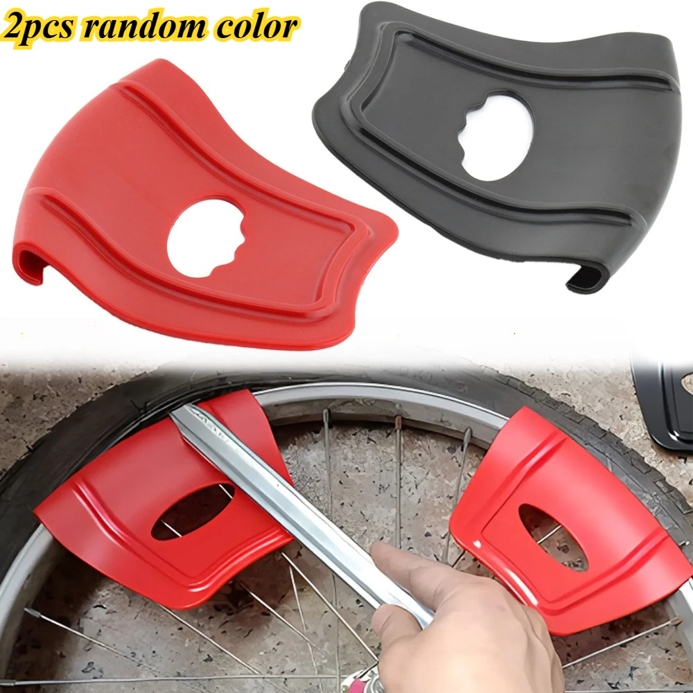 2pcs Motorcycle Wheel Tire Mounting and Dismounting Protective Cover Rim Protector Suitable for Bicycles, Motorcycles, ATVs