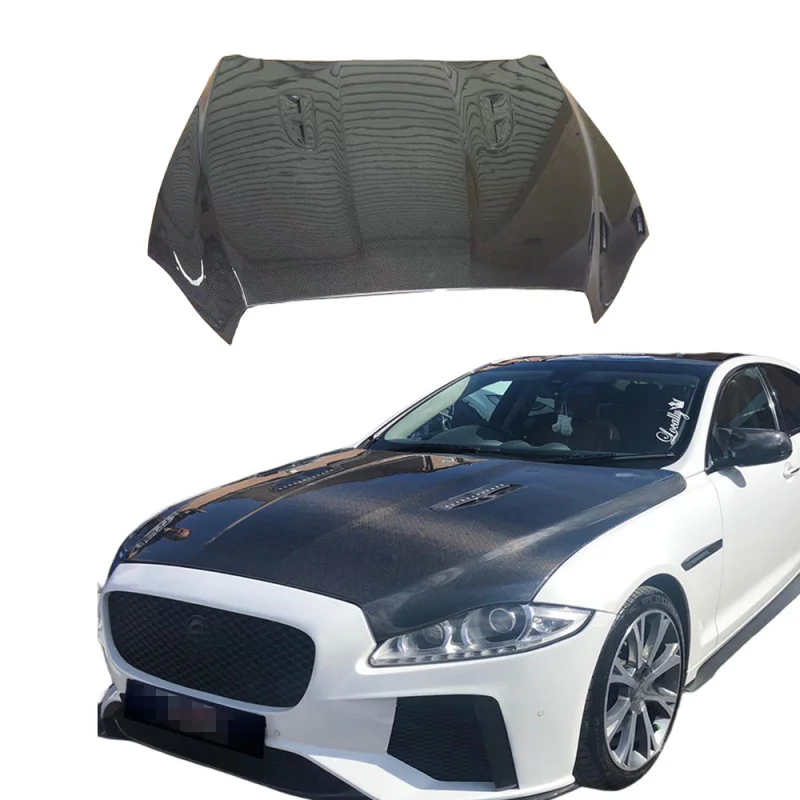 

for Jaguar XJ XJL 2010-2019Engine Bonnet Body Kit Car Accessories Carbon Fiber Hood