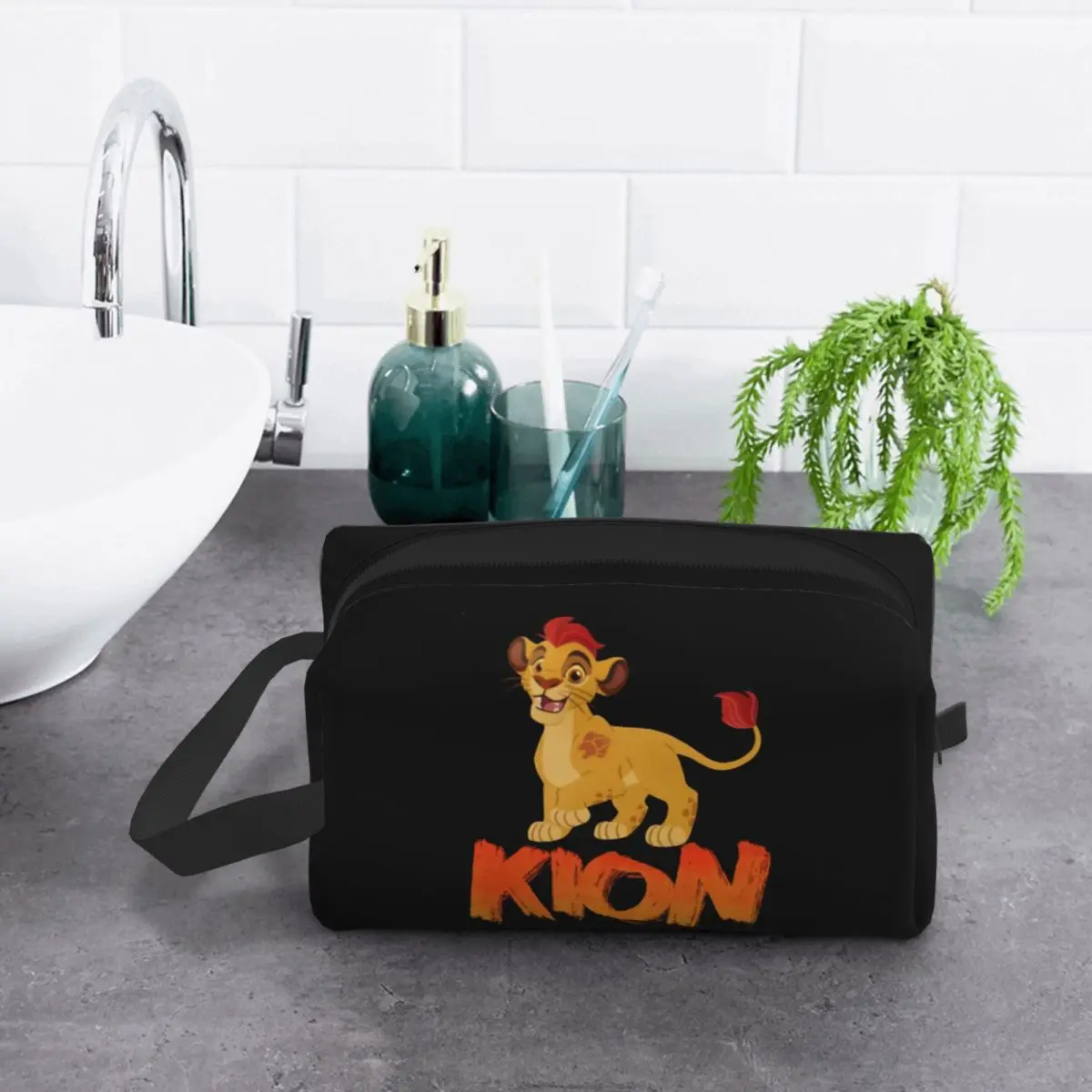 

Косметичка-органайзер Lion Guard Kion: дорожный несессер для женщин, косметичка для путешествий, пенал