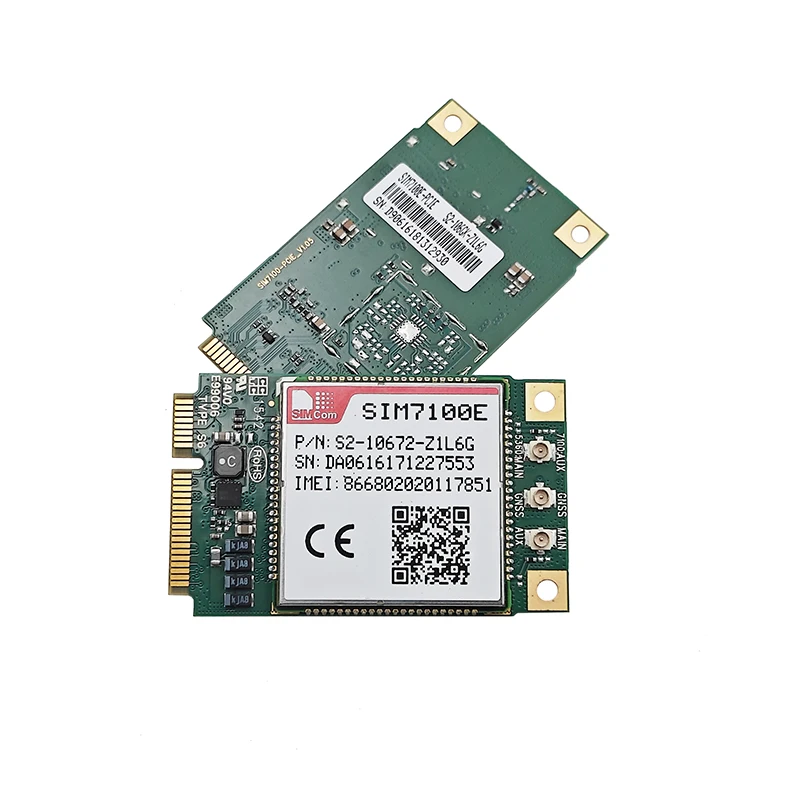 SIMCom SIM7100E 4G LTE Module Mini PCIe Modem FDD/TDD-LTE SIM7100 PIN to SIM5320, Not SIM7600E