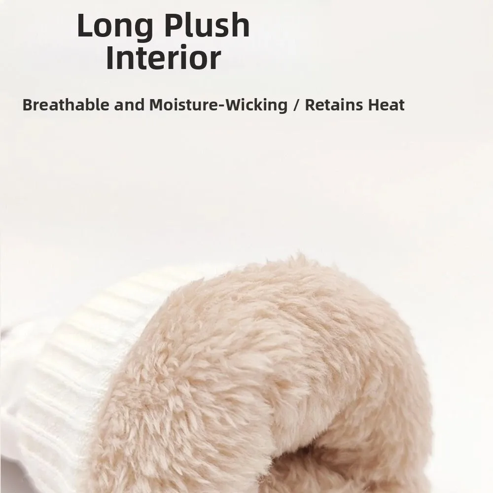 1 ペアノンスリップ女性用スケートミトンタッチスクリーン手のひら保護スケート手袋冬暖かい厚みのあるフィギュアスケート手袋