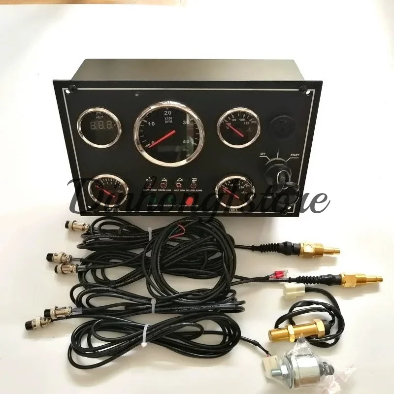 Diesel engine control panel, dashboard switch panel Marine dashboard Waterproof marine