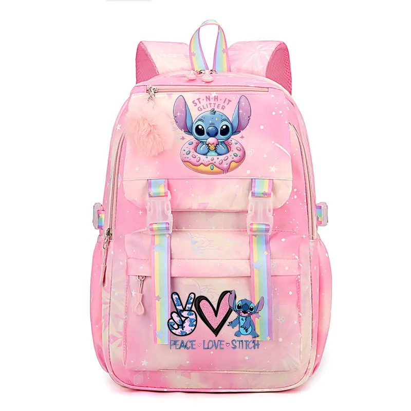 Lilo And Stitch Backpacks Women Backpack Female Travel Bag Backpacks Schoolbag for Teenage Girls Bookbag Mochila