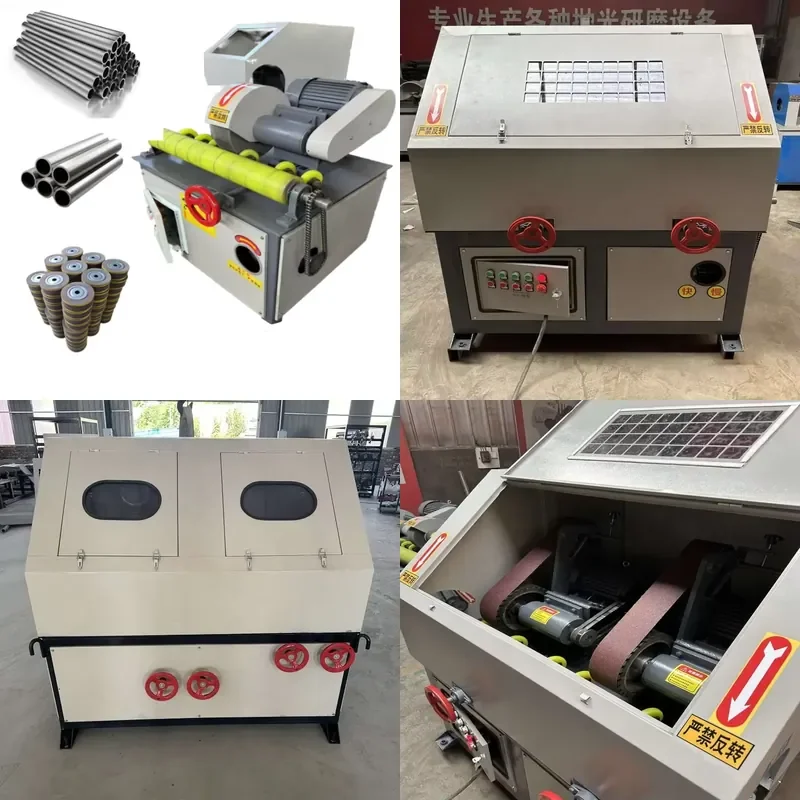 Factory Price Cylindric Polishing Machine for Metal Tubes Pipe Polisher Outside Polishing With CE Certificate