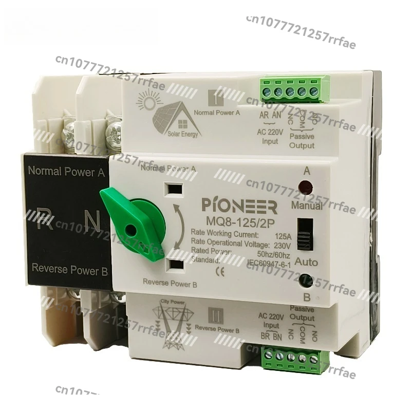 

Automatic Transfer Switch Controller 2P 3P 4P ATS 63A 100A 125A Dual Power Transfer Switch PC Grade