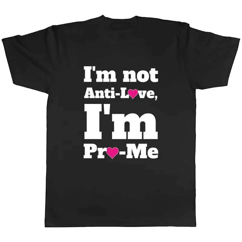 

Мужская футболка «Я не любовь» I am Pro-Me, забавная футболка с сердечком в подарок