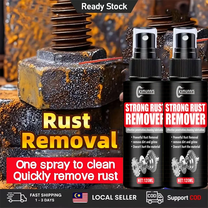 120ml removedor de ferrugem spray multiuso manutenção do carro super resistente anti ferrugem droray para metal ferrugem lubrificat à prova de ferrugem