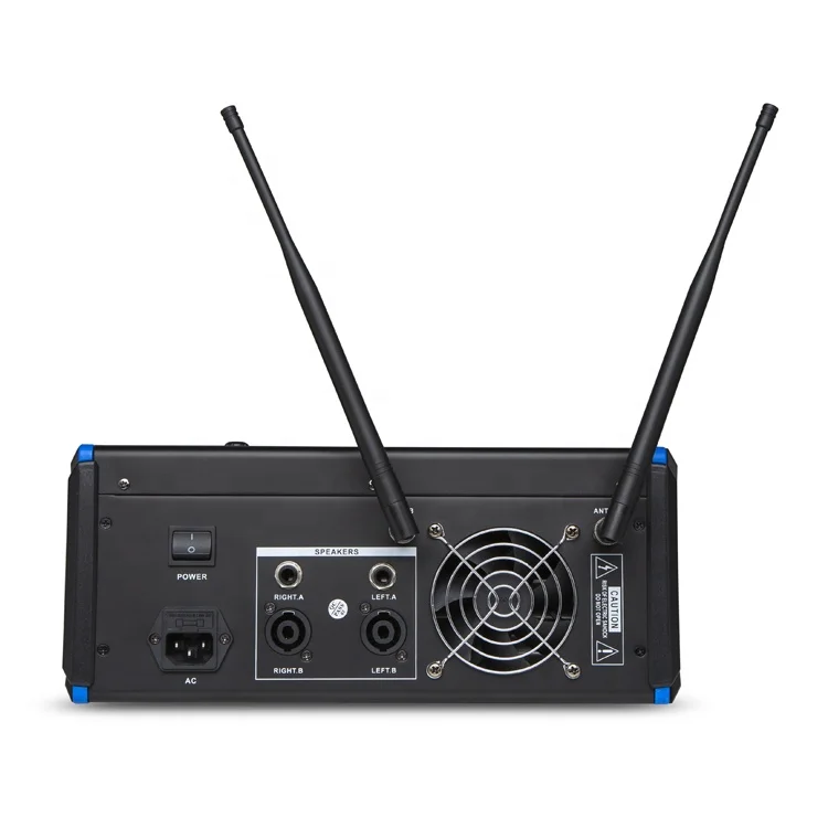 Серия QA-UHF, 4/6/8/12 каналов, набор микшеров для микрофонного усилителя, 250 Вт * 2 канала с фантомным процессором 16DSP/48 В/U-DISK MP3