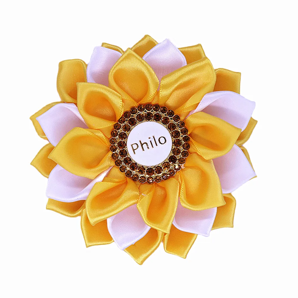 شريط من قماش SGR-Fabric زهرة الصدر للنساء ، اليونانية ، دبوس فيلو ، نادي نسائي ، أعضاء المجتمع ، المجوهرات الراقية