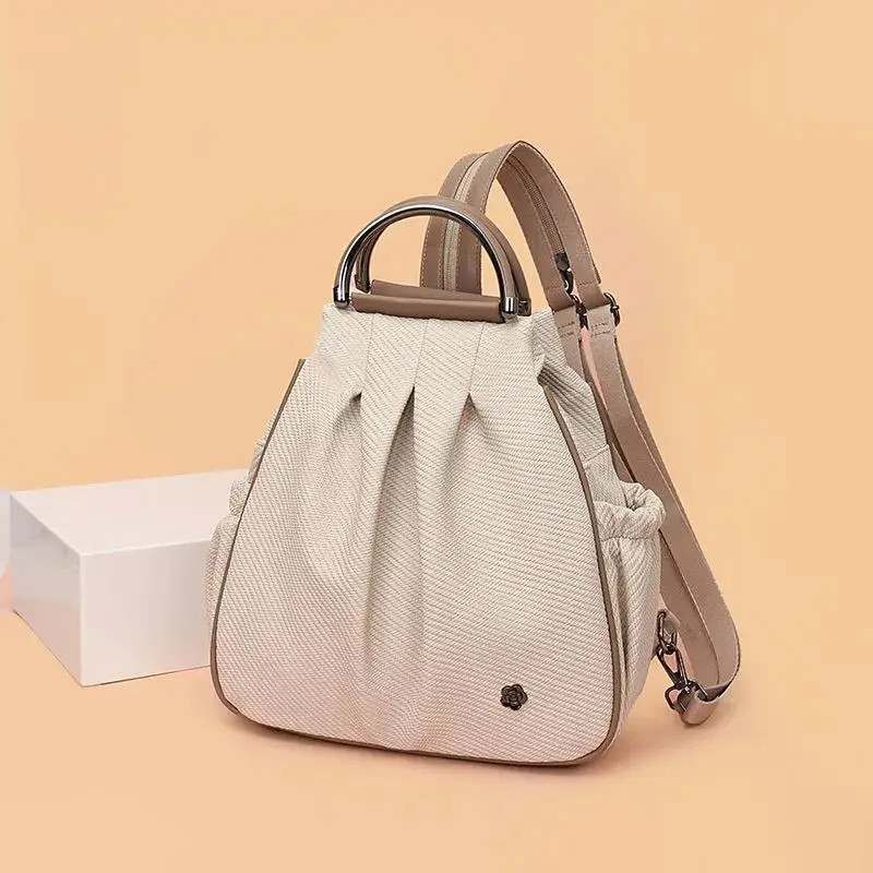 New Style Fashionable and Versatile Backpack for Women, Simple, Lightweight, Large-capacity, High-end Single-shoulder Handbag