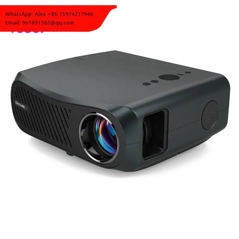 

12500 Lumen Display Video Projector Home Theater Projector 1080P Supported Compatible With Fire TV Stick