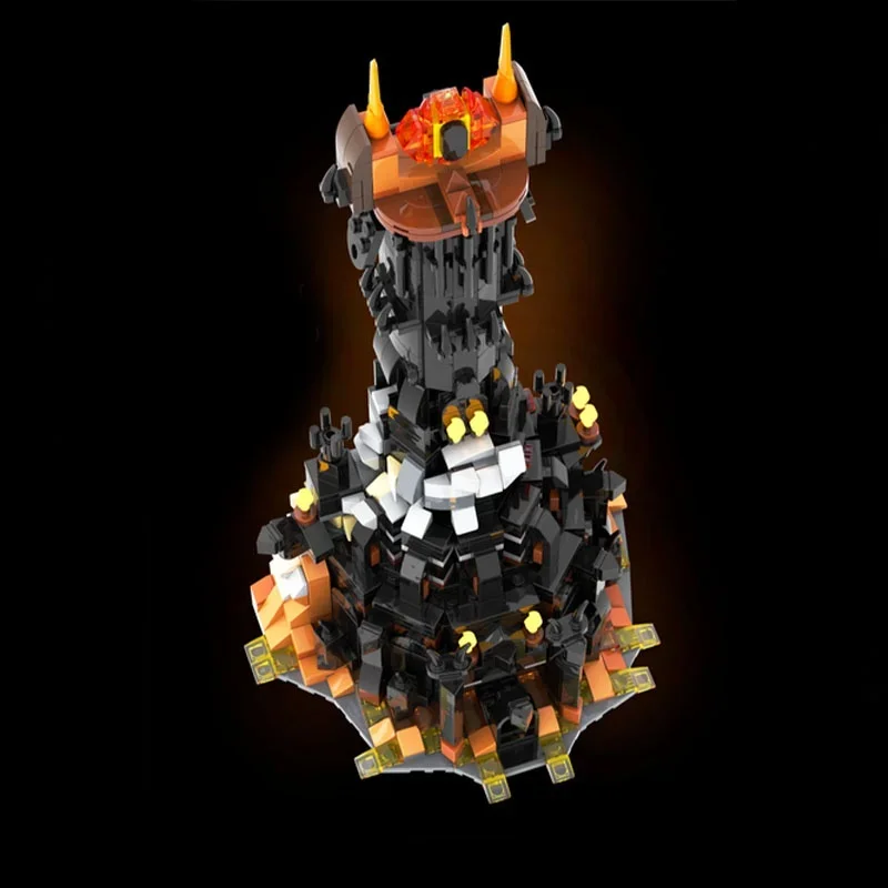 967개 MOC 미니 바라드 두르 호빗과 로드 모델 빌딩 장난감 블록 크리스마스 선물 건축 조립 DIY 아이디어 어린이 생일 선물